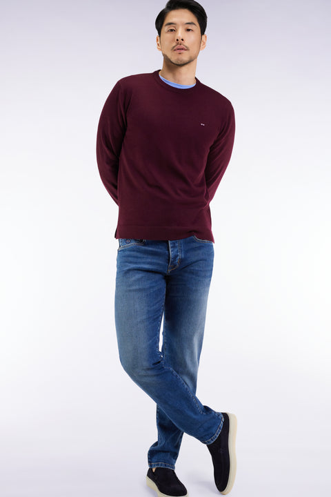 Jean 5 poches en denim stretch bleu coupe Regular - Image 3
