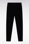 Pantalon 5 poches en velours côtelé noir