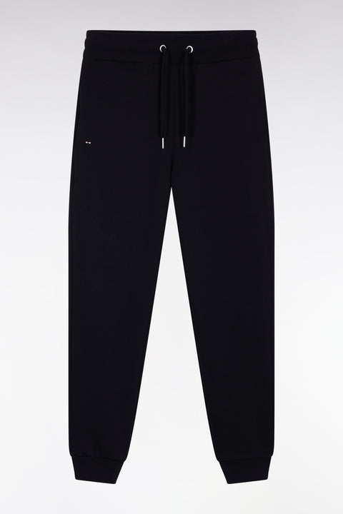 Jogging en molleton gratté noir coupe droite - Image 2