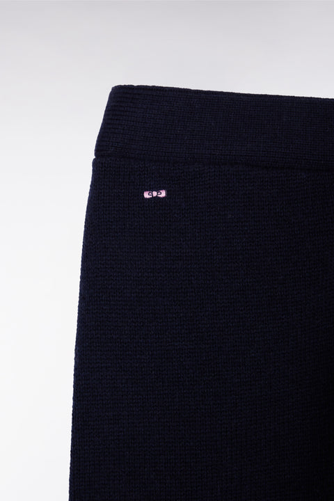 Navy cotton fleece jogging suit - Image 2