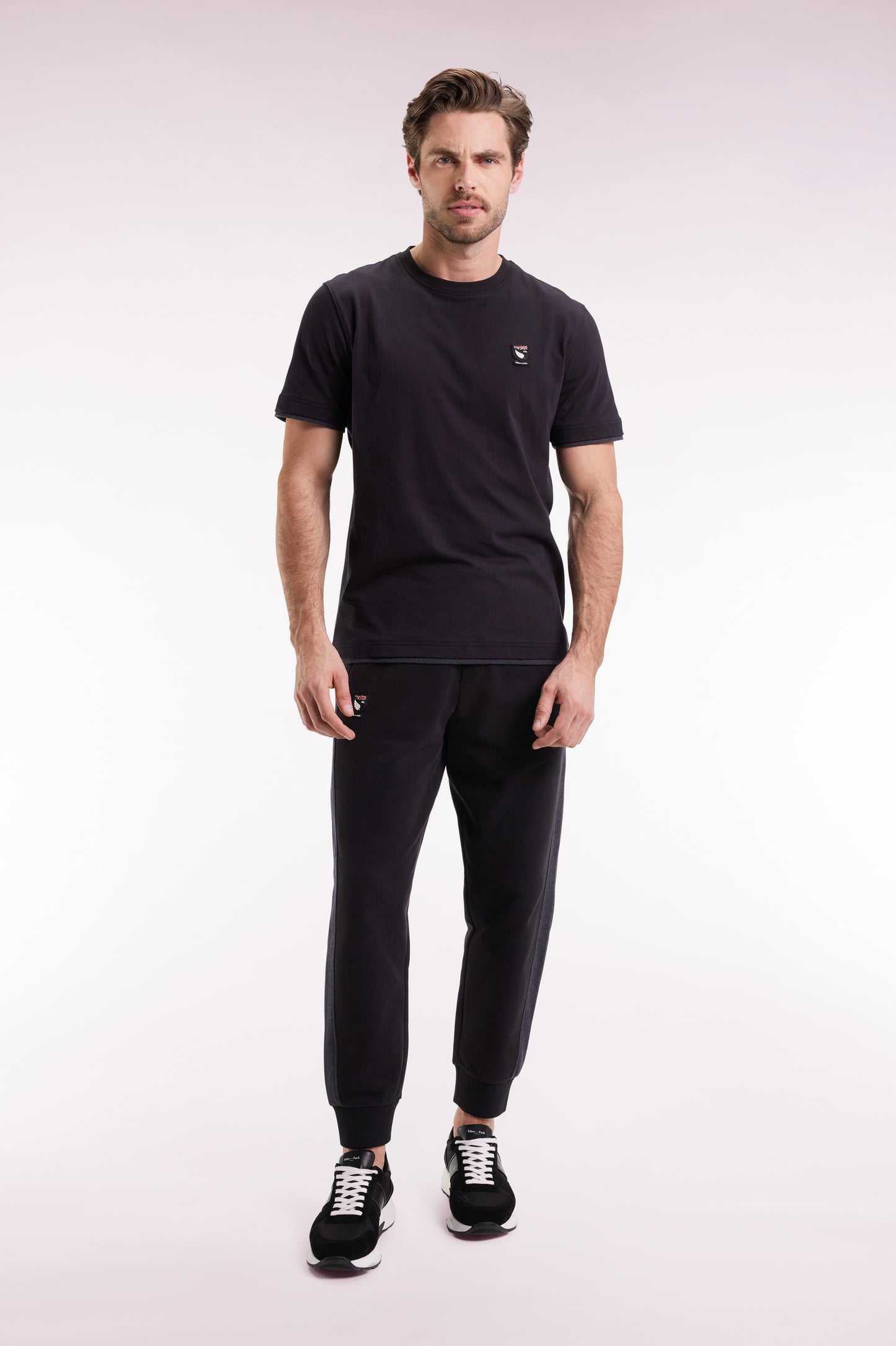 New Zealand Relaxed fit black fleece jogging suit