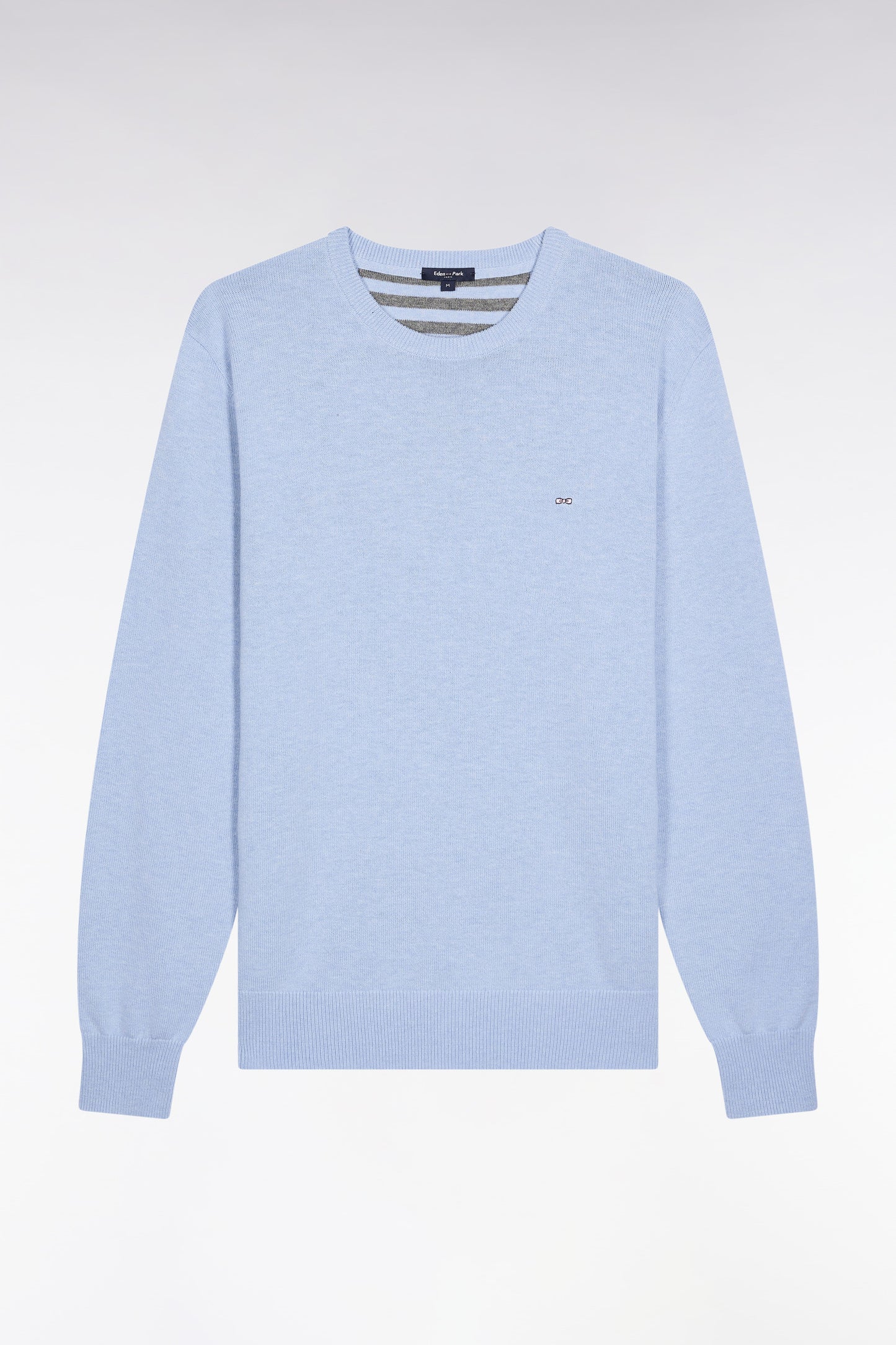Wool and cotton sky sweater
