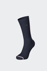 Pair of cotton blend socks with contrasting navy details