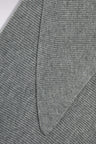 Gray virgin wool and cashmere triangle scarf