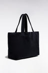 Navy corduroy tote bag
