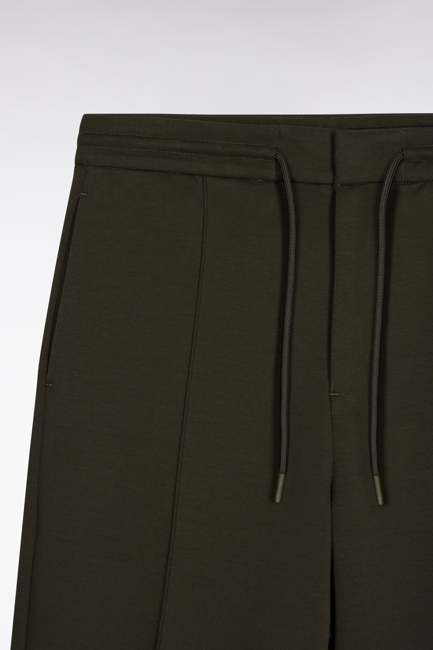Jogging unisexe kaki coupe loose
