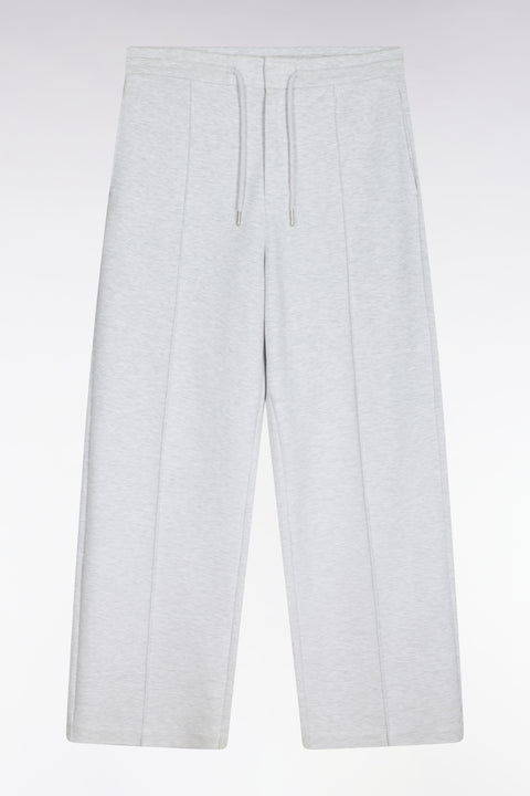 Loose fit unisex joggers in heather gray interlock - Image 2