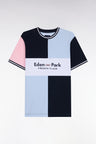 Short-sleeved T-shirt with cutouts and embroidery Eden Park straight cut