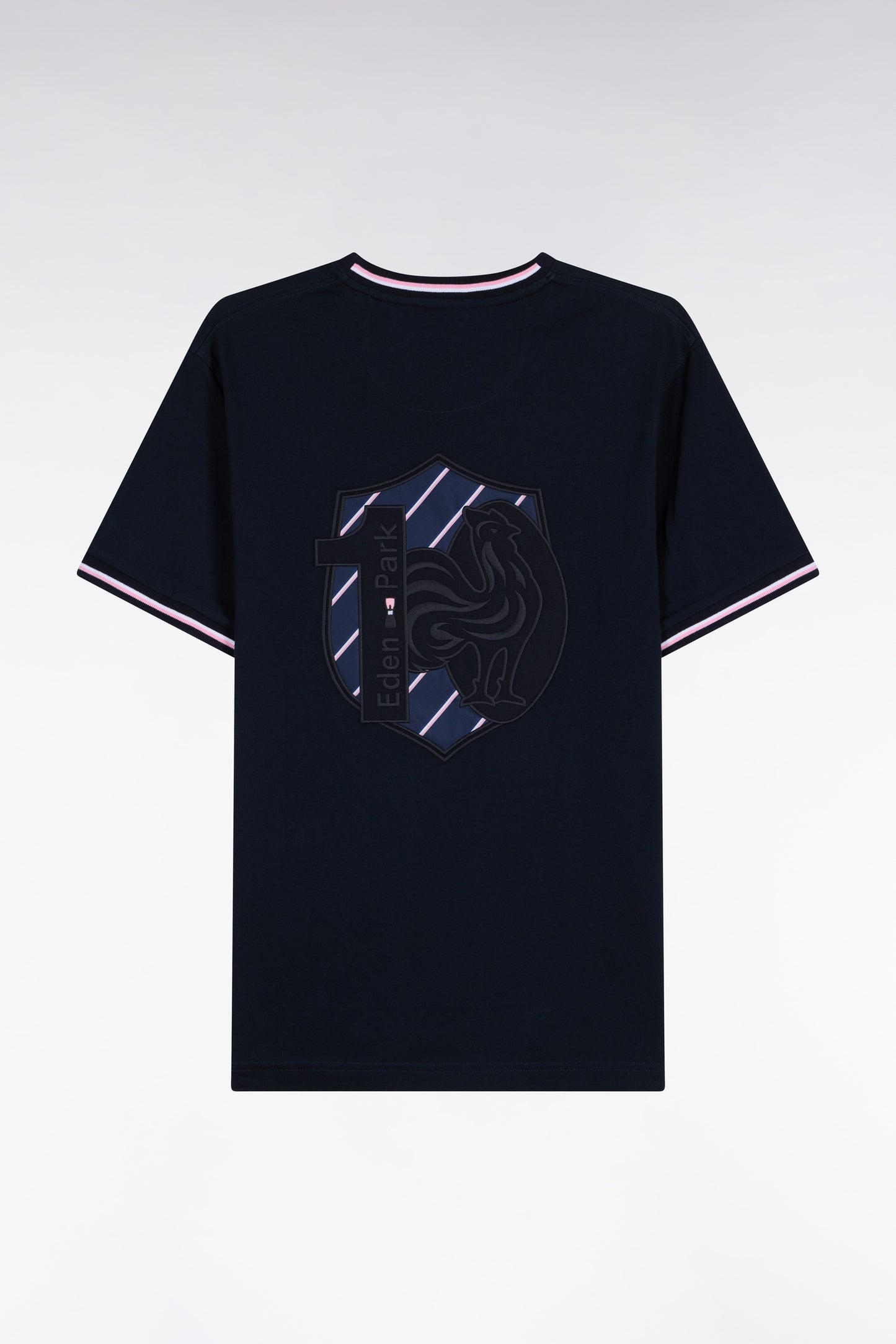 T-shirt manches courtes marine XV de France coupe droite