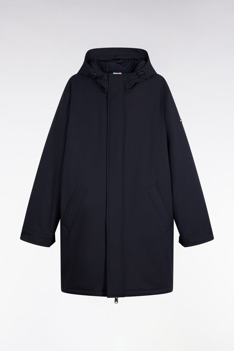 Long navy parka - Image 3