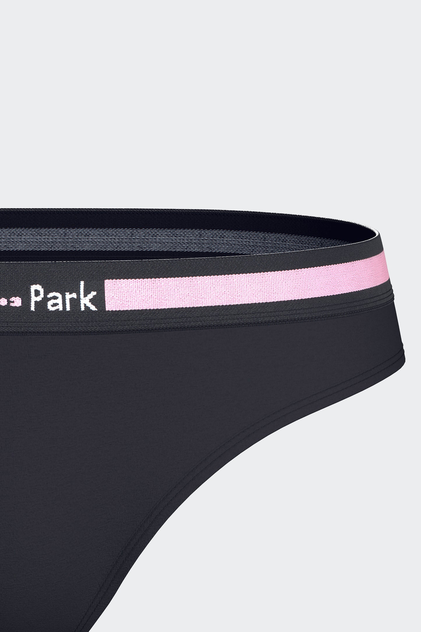 Tanga uni en coton stretch marine