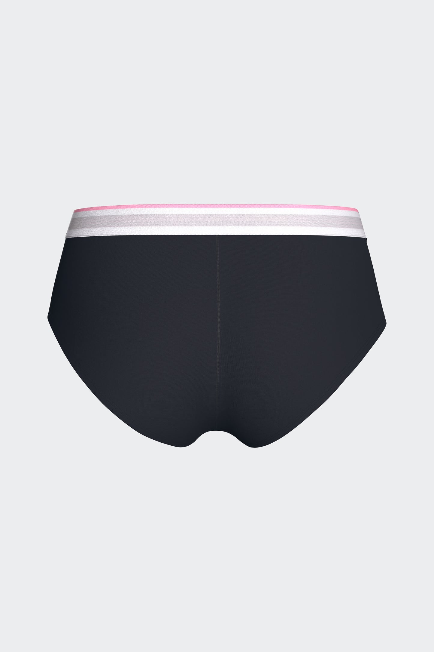 Shorty uni en Tencel stretch marine