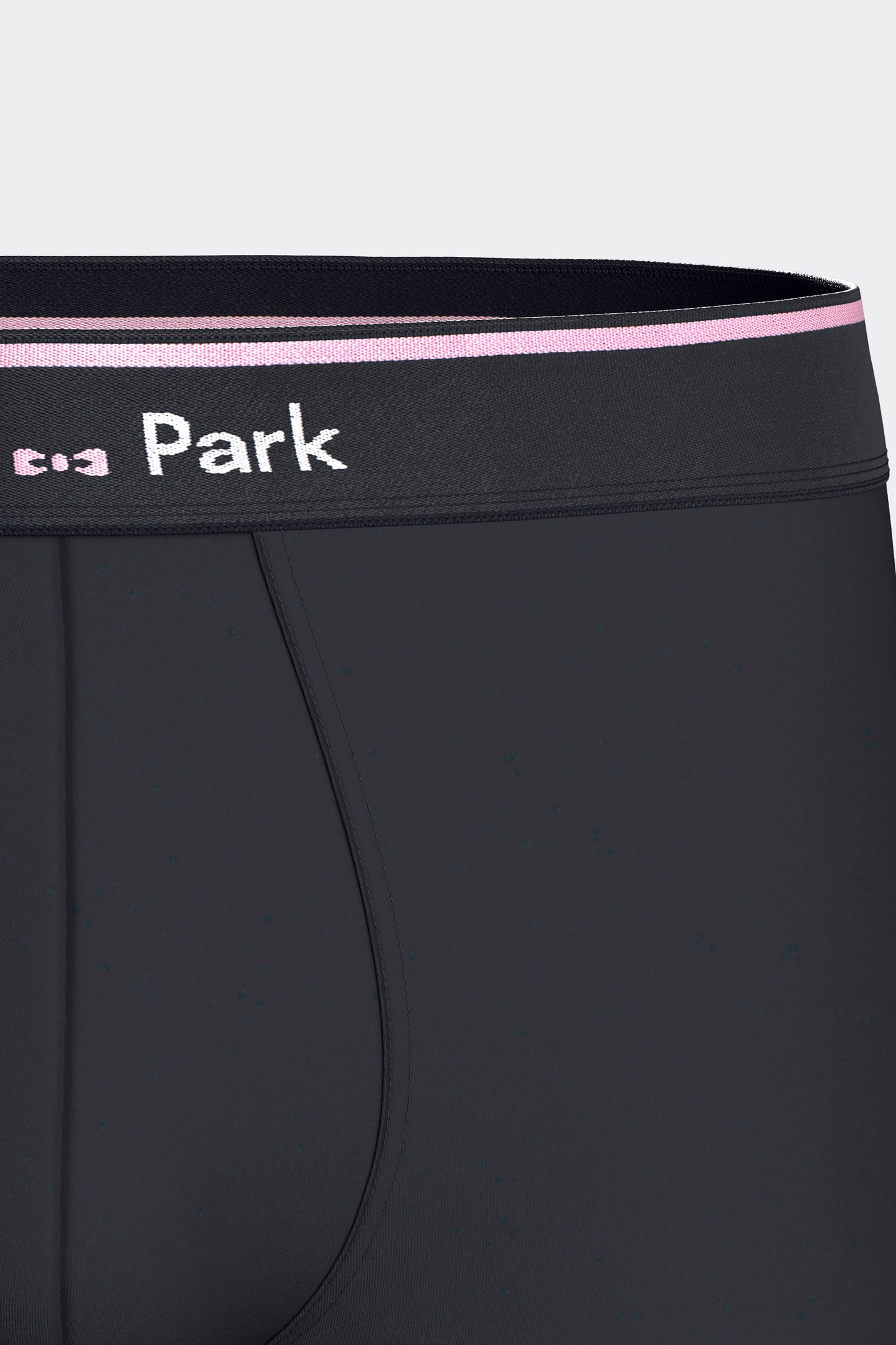 Lot de 2 boxers en jersey de coton stretch unis et damiers marine et rose
