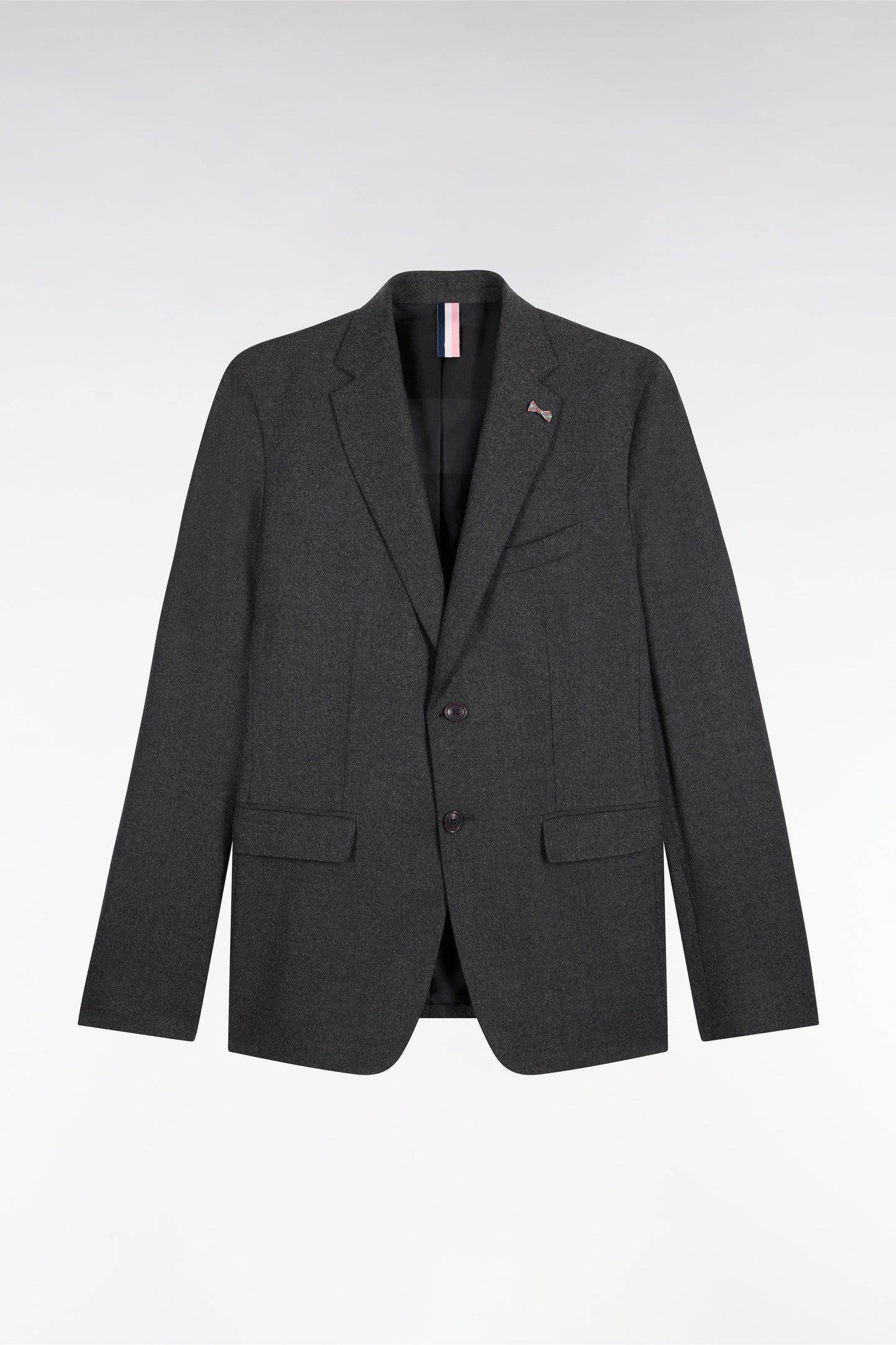Veste de costume thermocollée grise