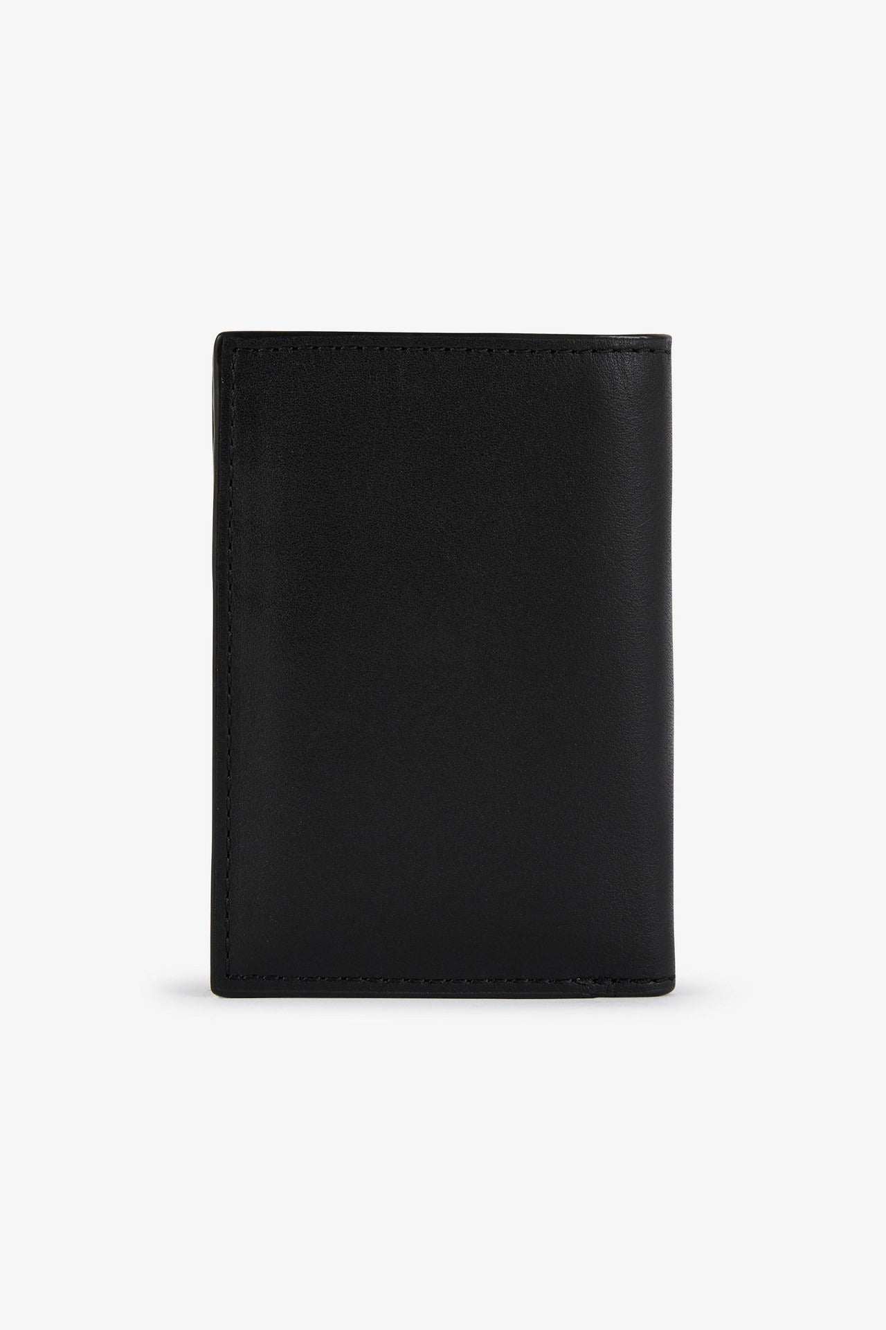 Porte feuille noir en cuir - Image 3