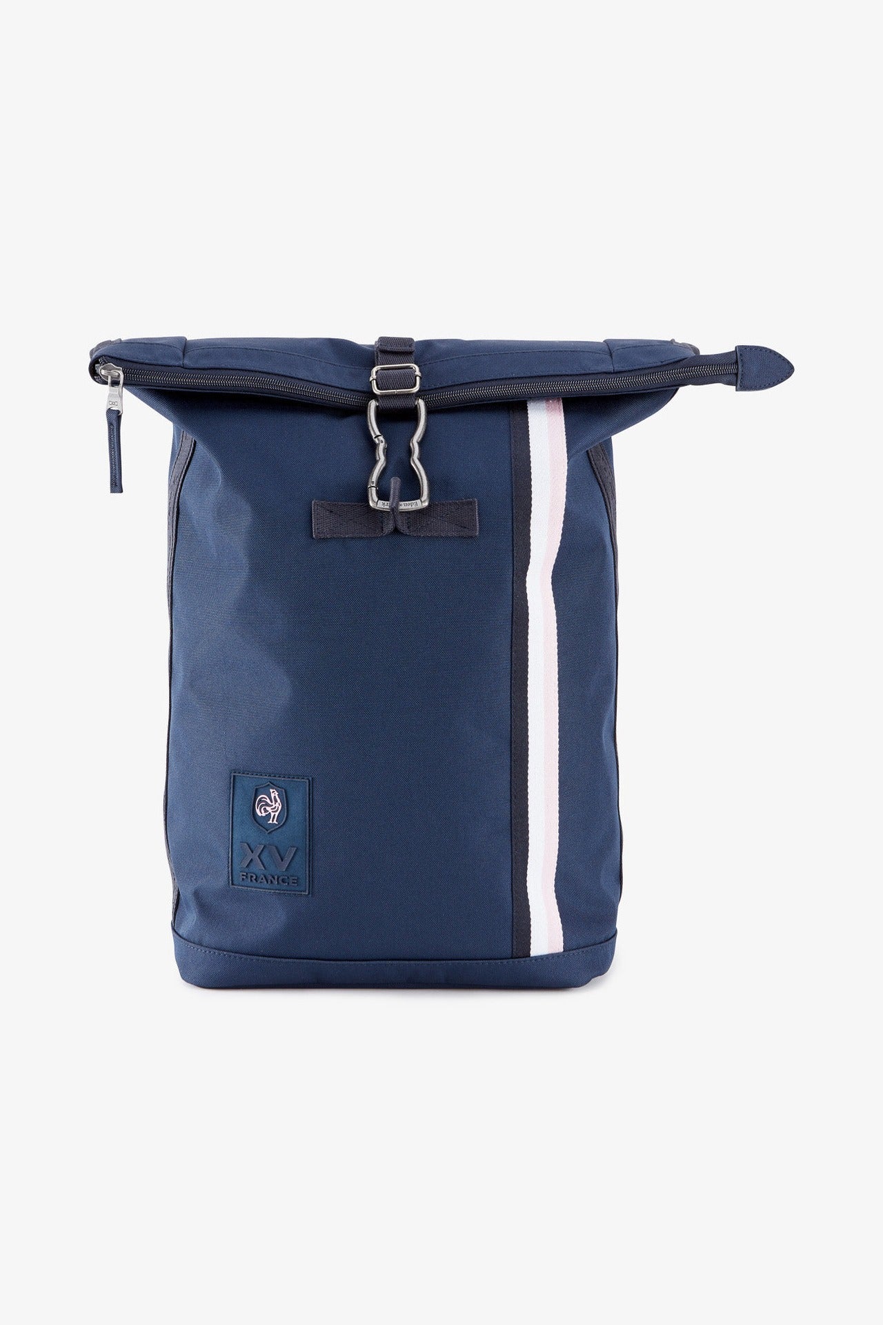 Dark blue rucksack with tricolour France XV band - Image 1