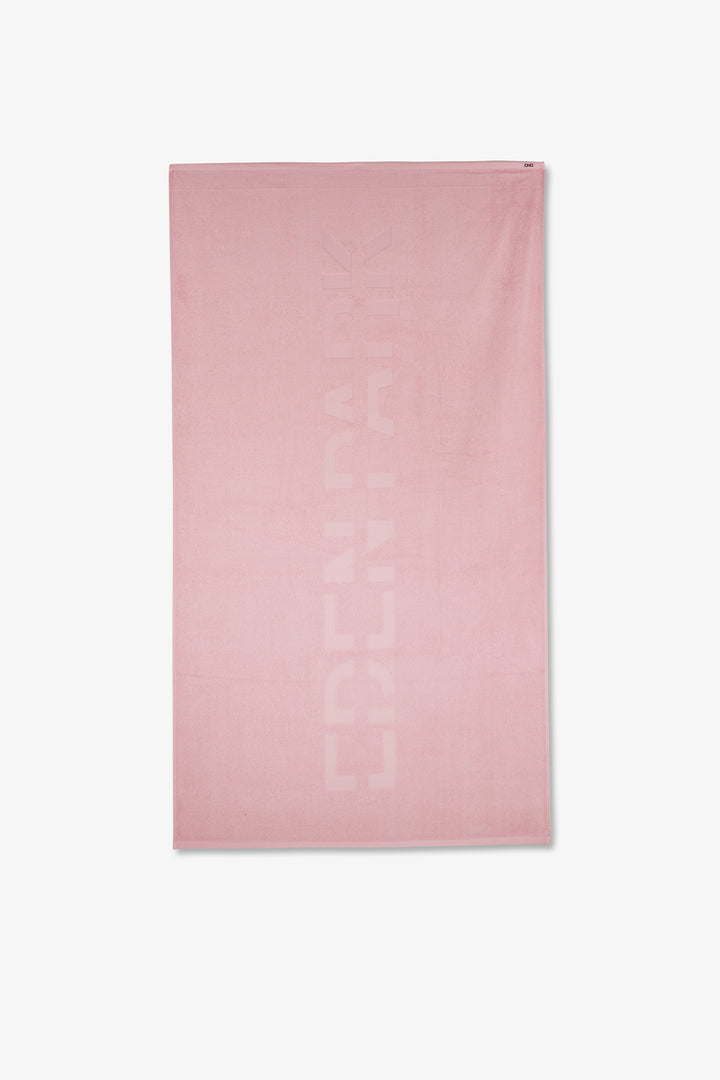 Pink beach towel