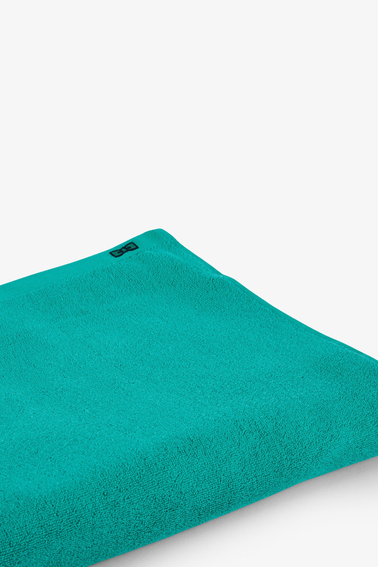 Green beach towel