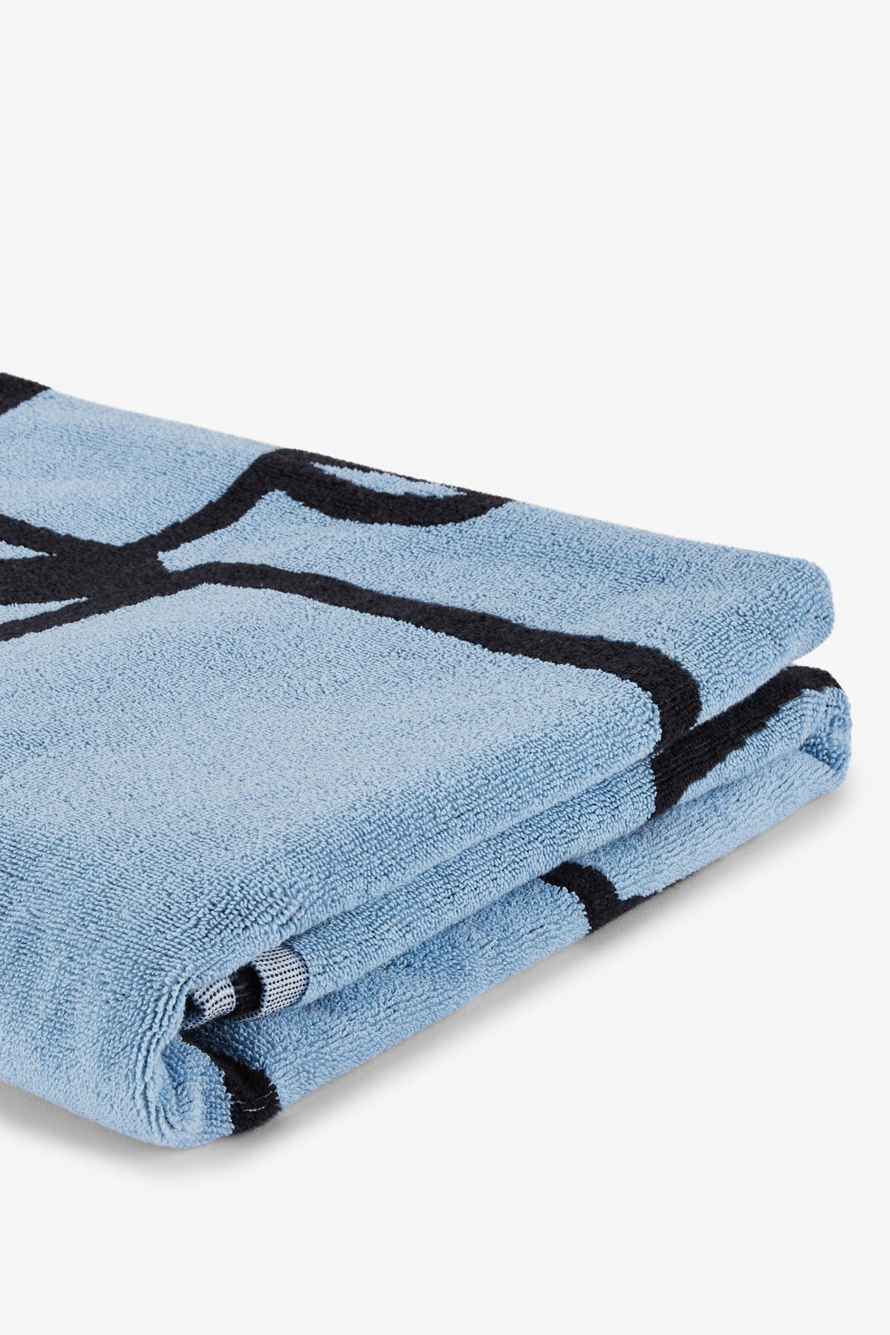 Light blue beach towel