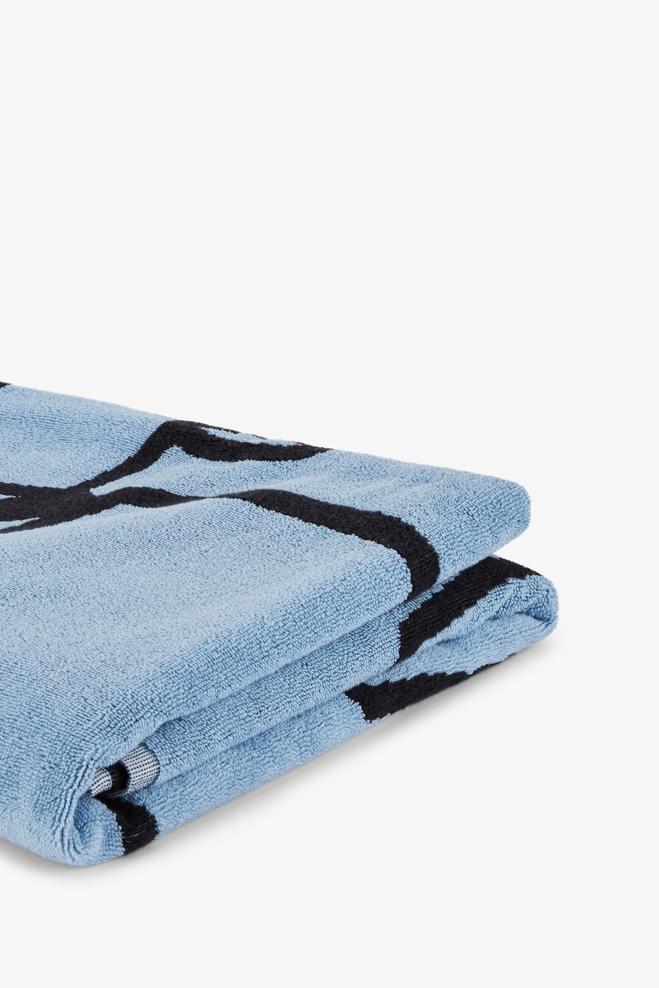 Light blue beach towel