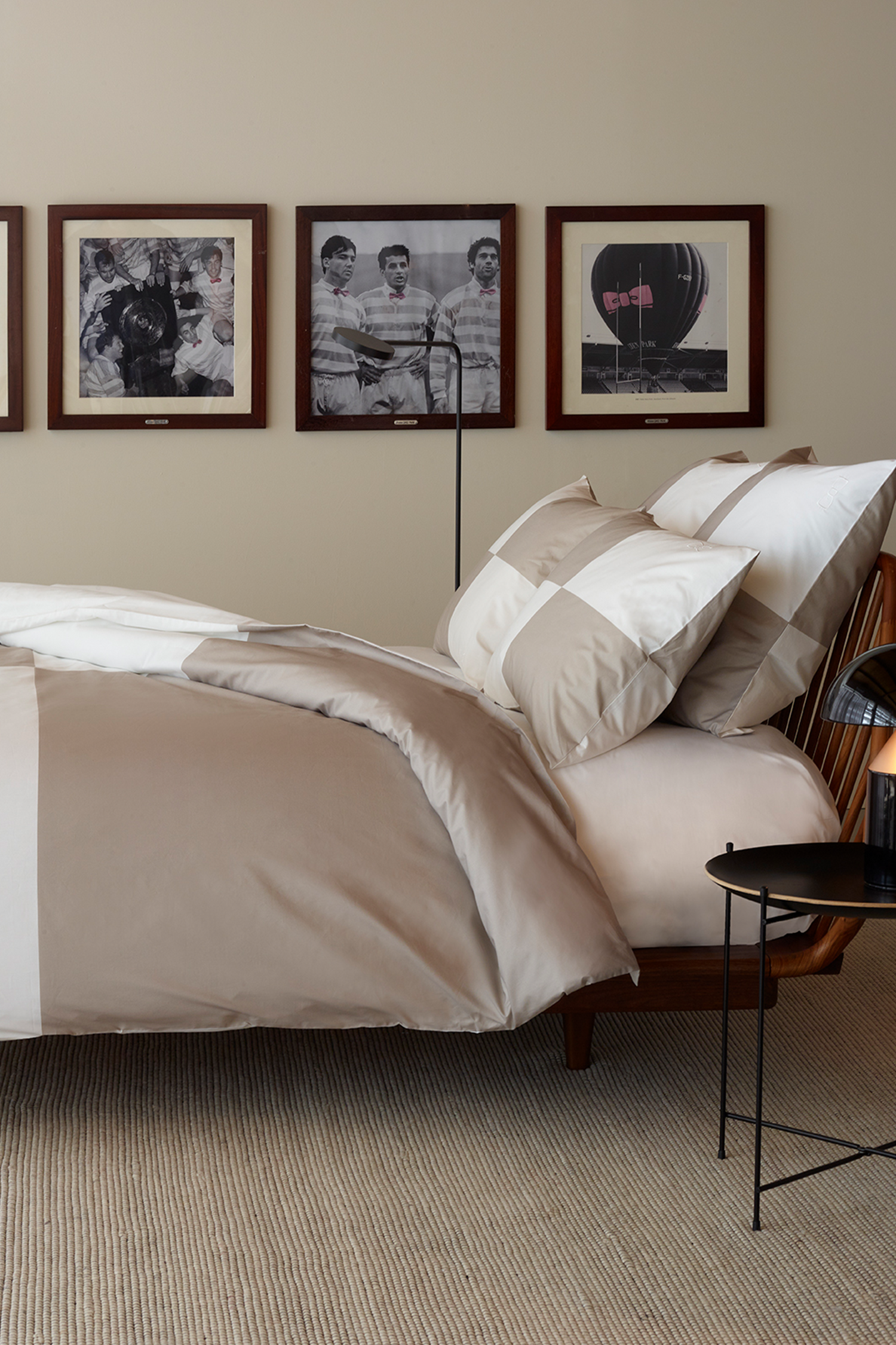 Barbarian beige comforter cover