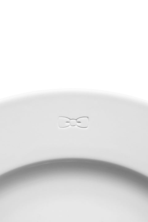 Set of 6 White Limoges porcelain dessert plates - Image 3