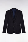 Regular dark blue blazer