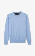 Crew light blue cotton jumper