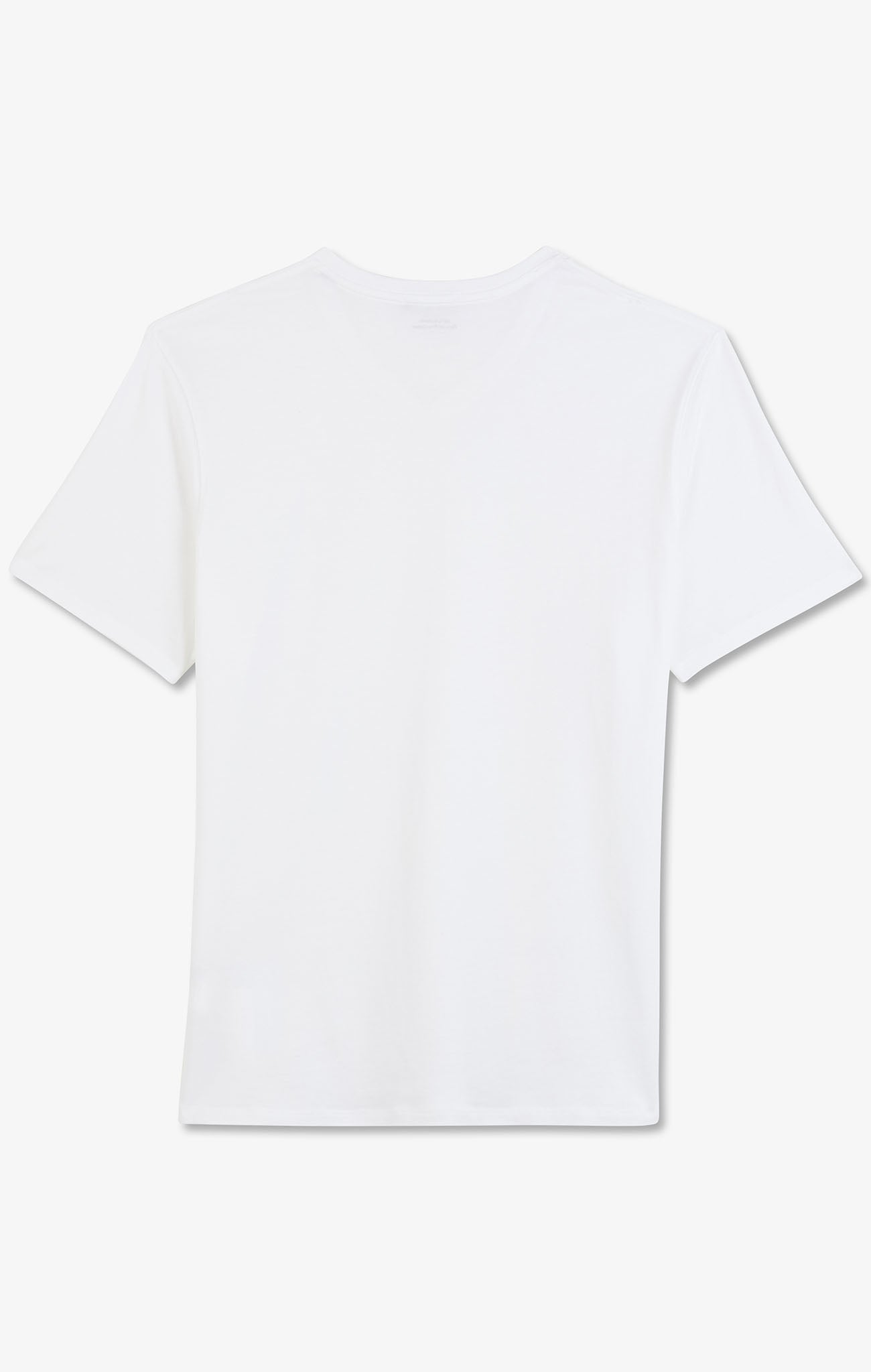 T-shirt blanc col rond à manches courtes - Image 5