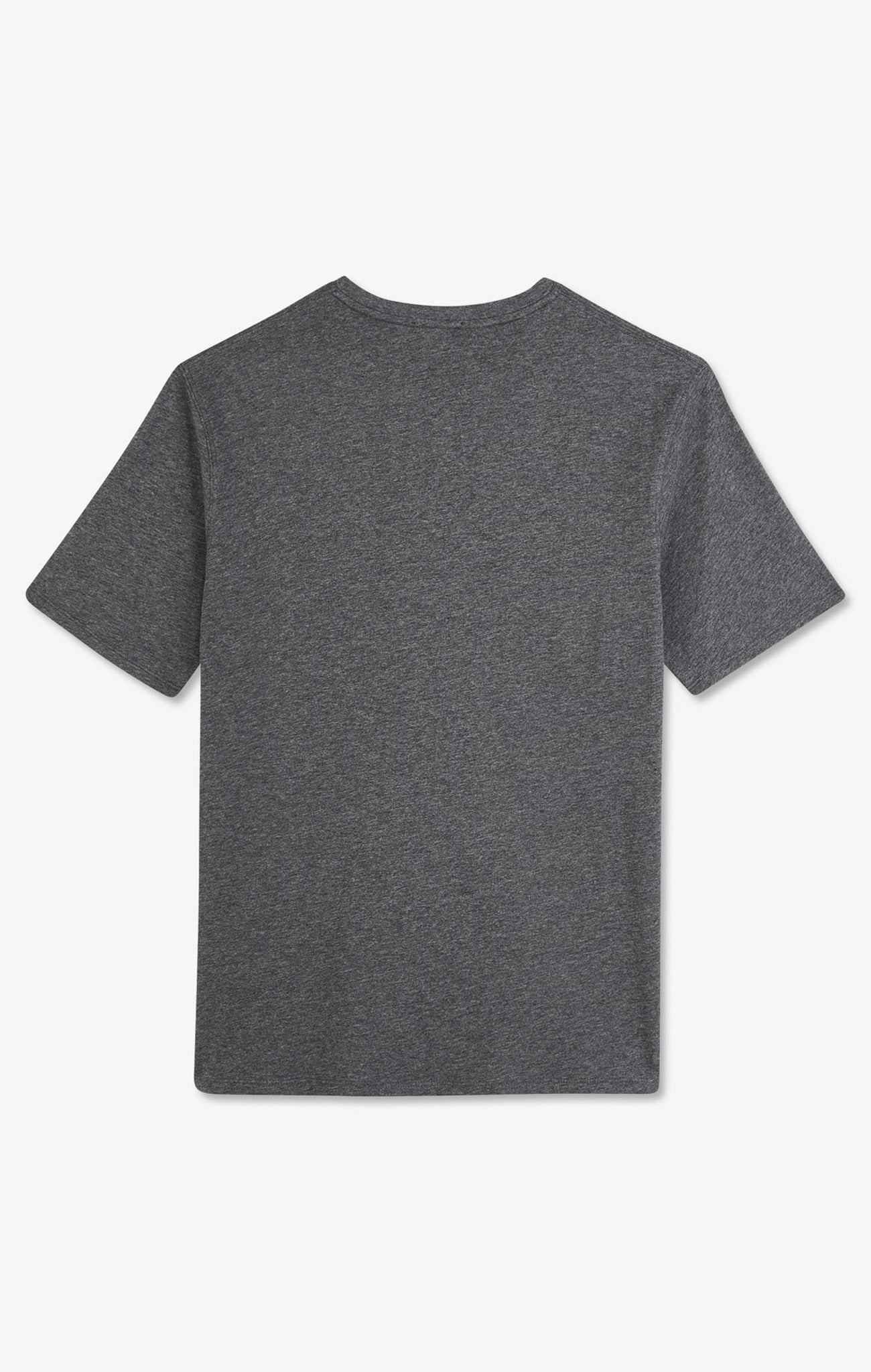 T-shirt gris col rond à manches courtes - Image 5