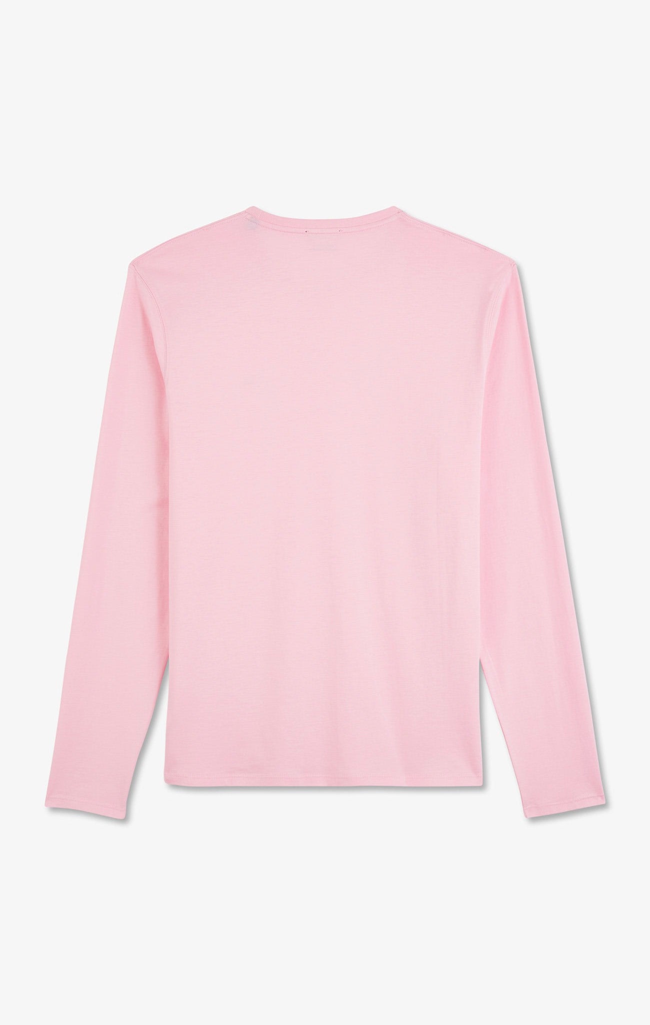 T-shirt rose col rond à manches longues - Image 5