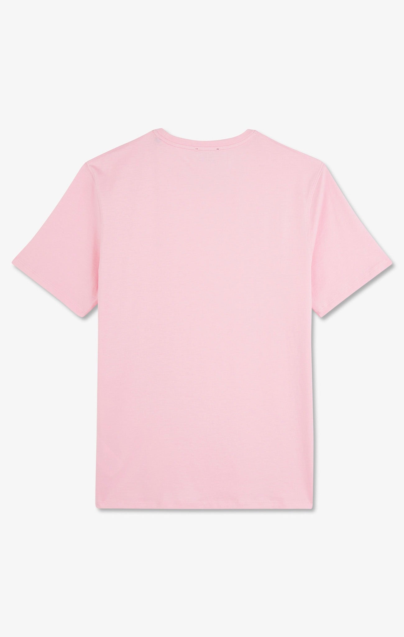 T-shirt rose col rond à manches courtes - Image 5