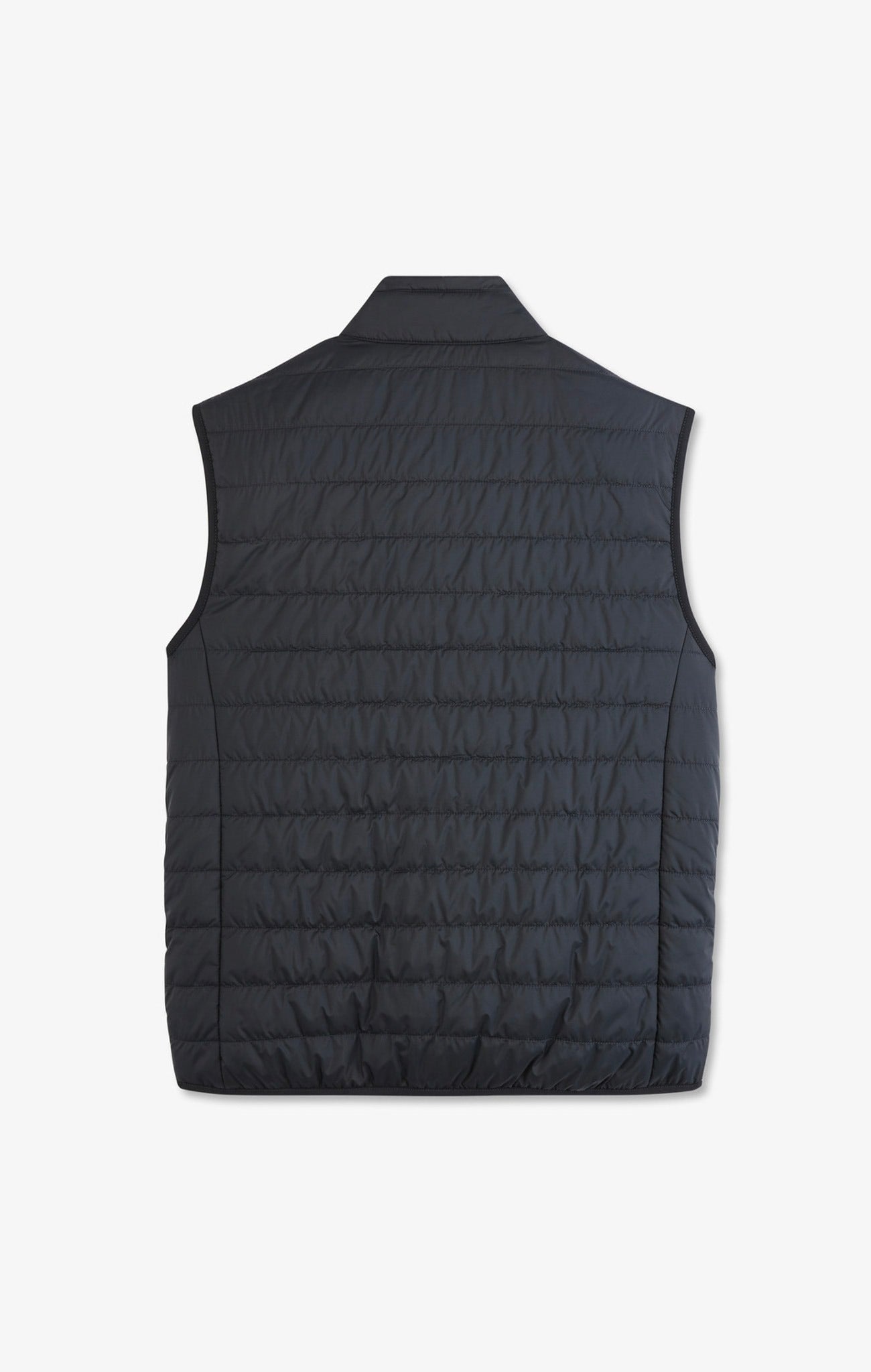 Navy blue sleeveless puffa jacket - Image 4