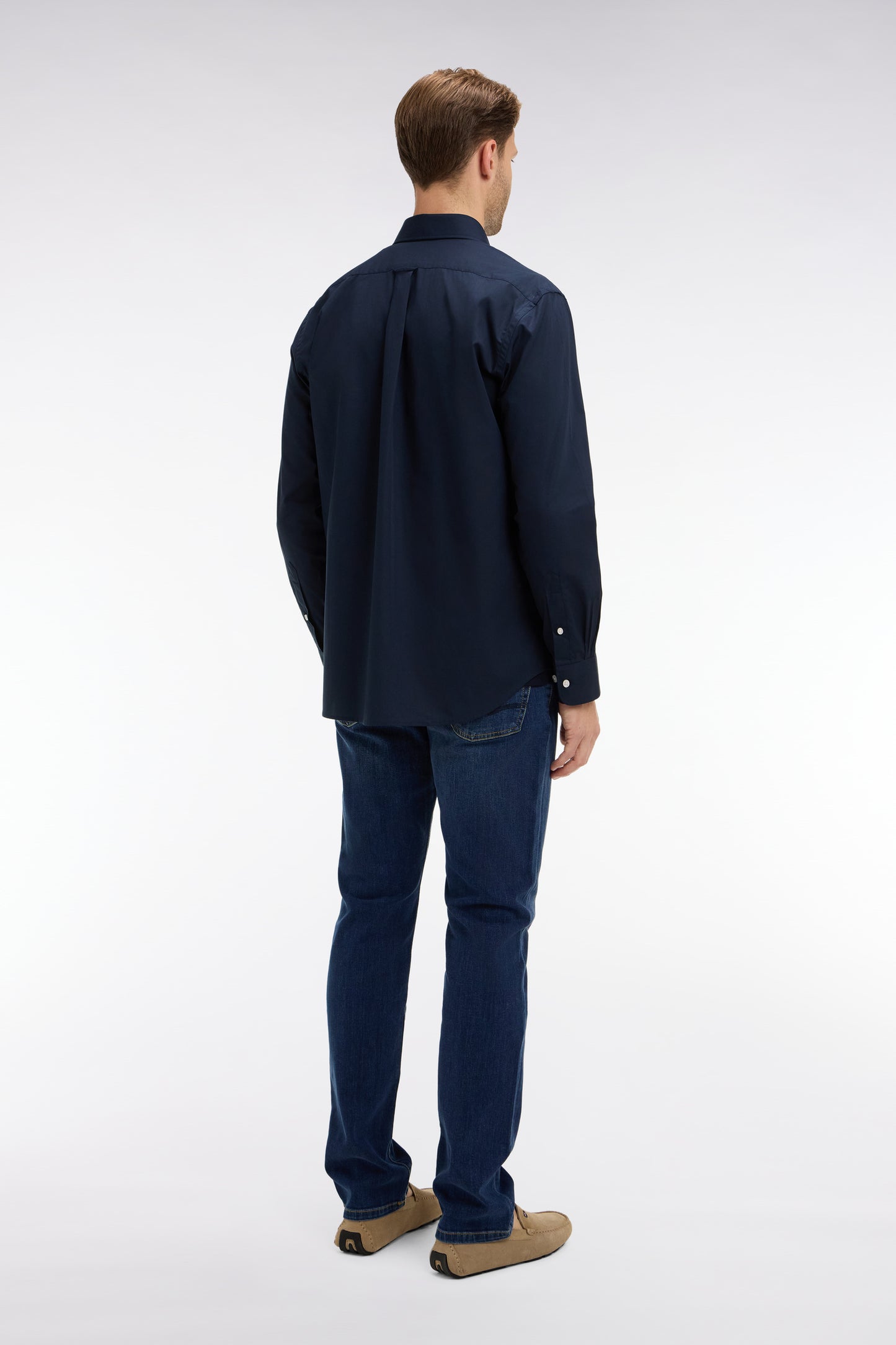 Blue jeans in stretch cotton