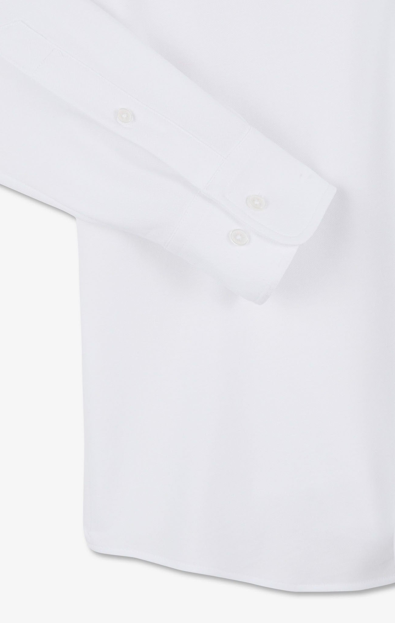 Chemise en coton pinpoint blanc - Image 8
