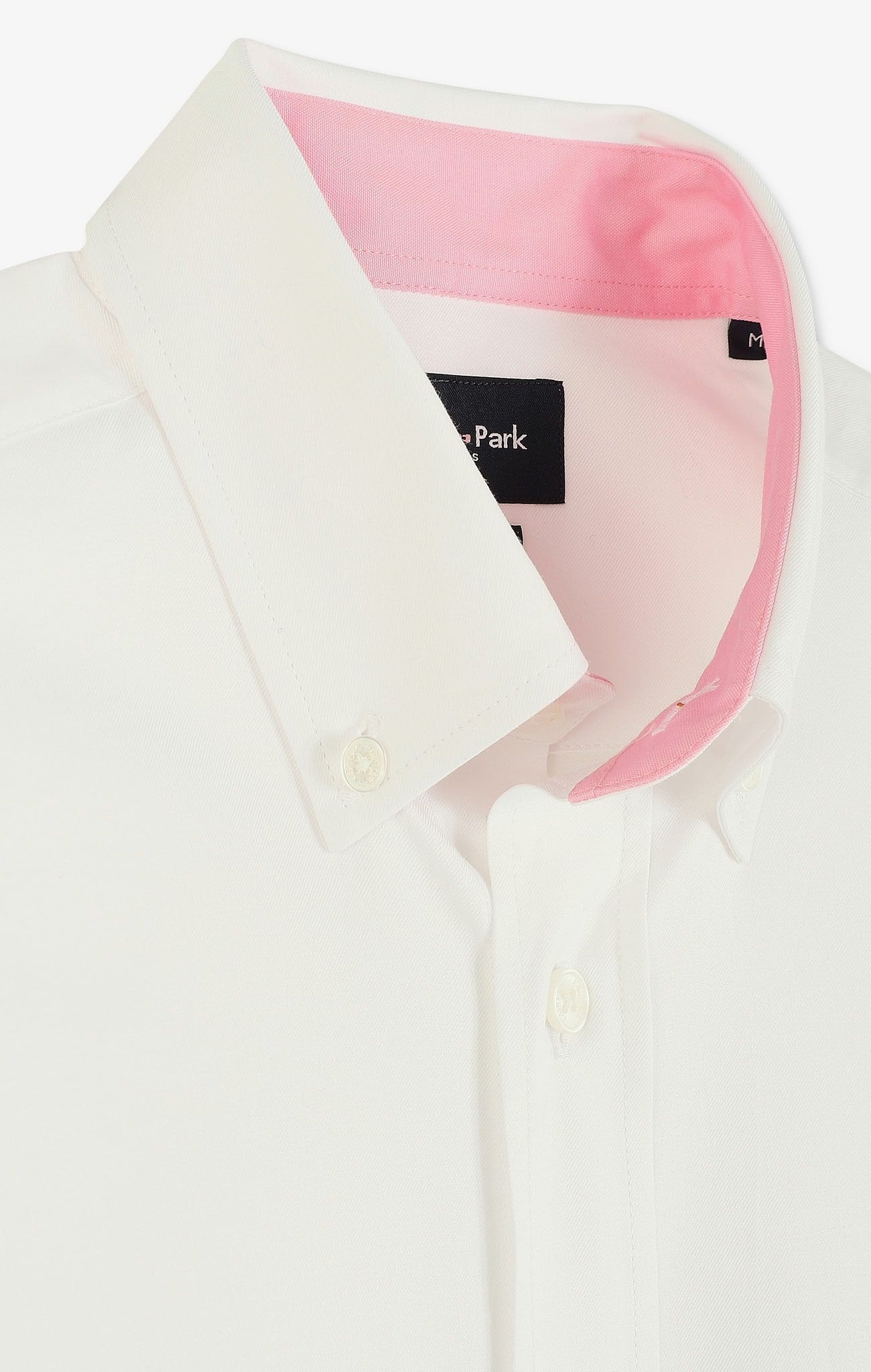 White cotton twill shirt - Image 10