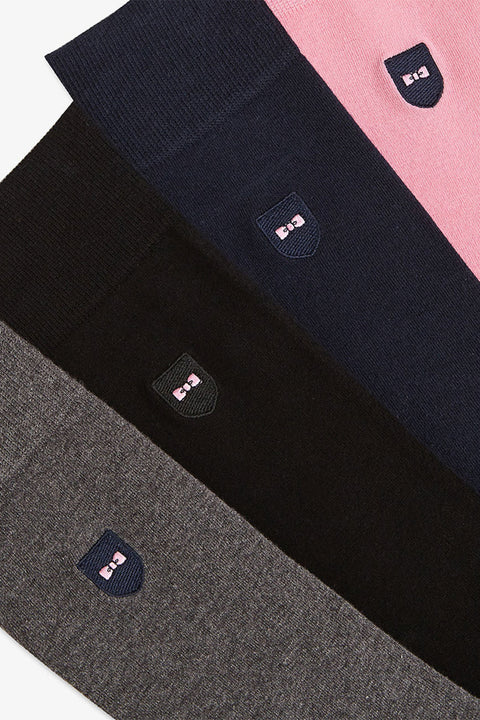Set of four pairs of plain socks - Image 2