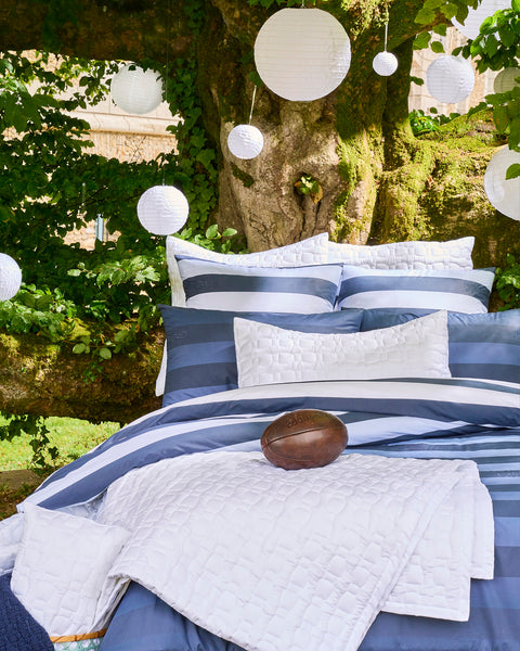 Taie d'oreiller en coton marine - Image 2