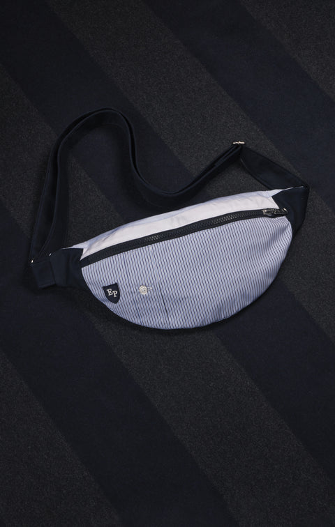 Pap'Atelier upcycled striped fabric fanny pack - Image 2