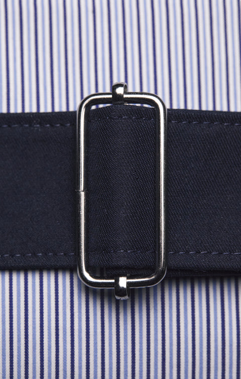 Pap'Atelier upcycled striped fabric fanny pack - Image 3