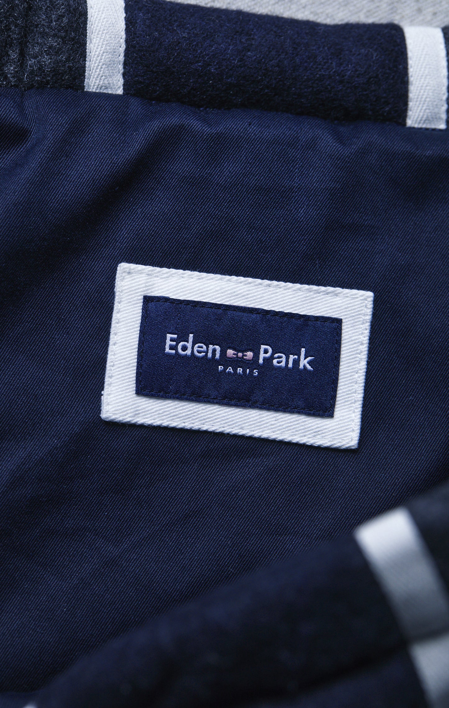 Sac cabas rayé upcyclé Pap'Atelier