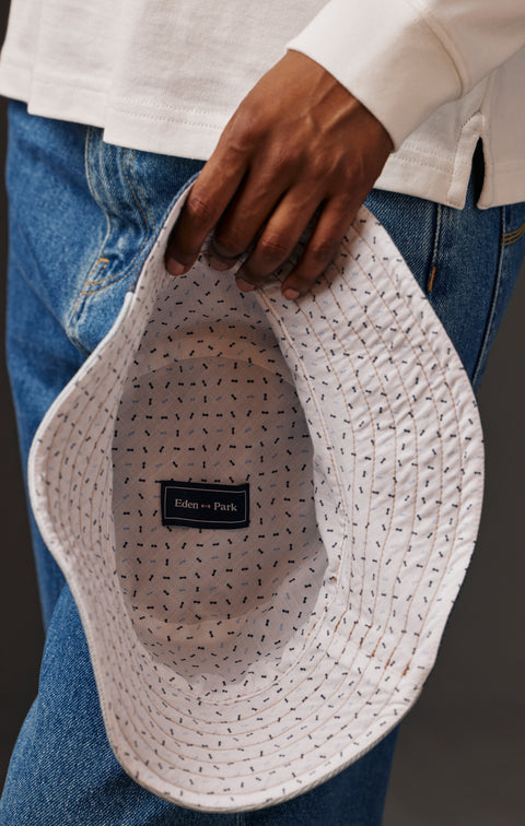 Pap'Atelier upcycled denim patchwork bob - Image 3