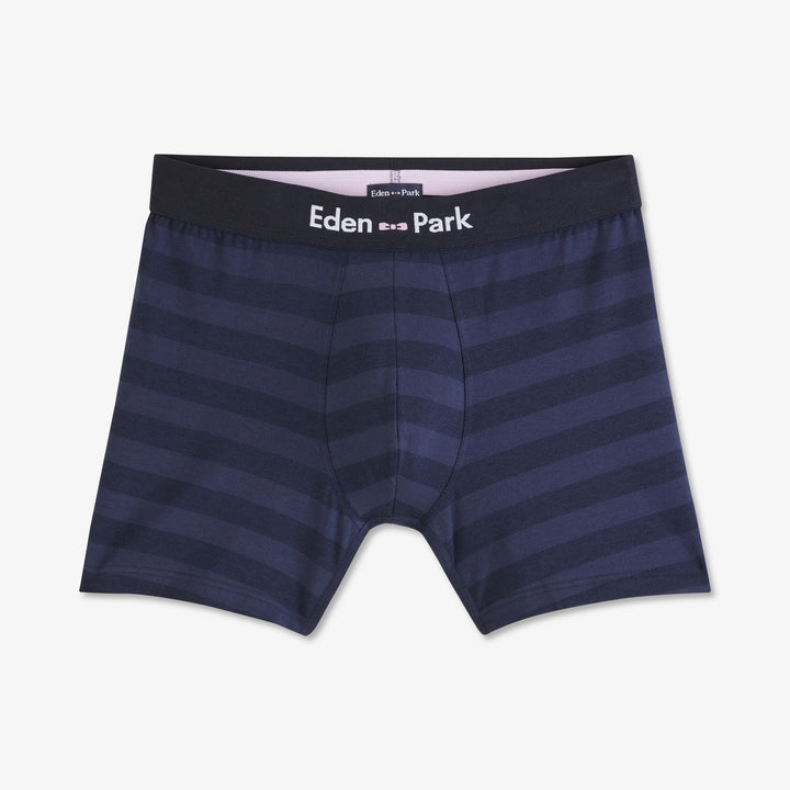 Boxer rayé ton sur ton