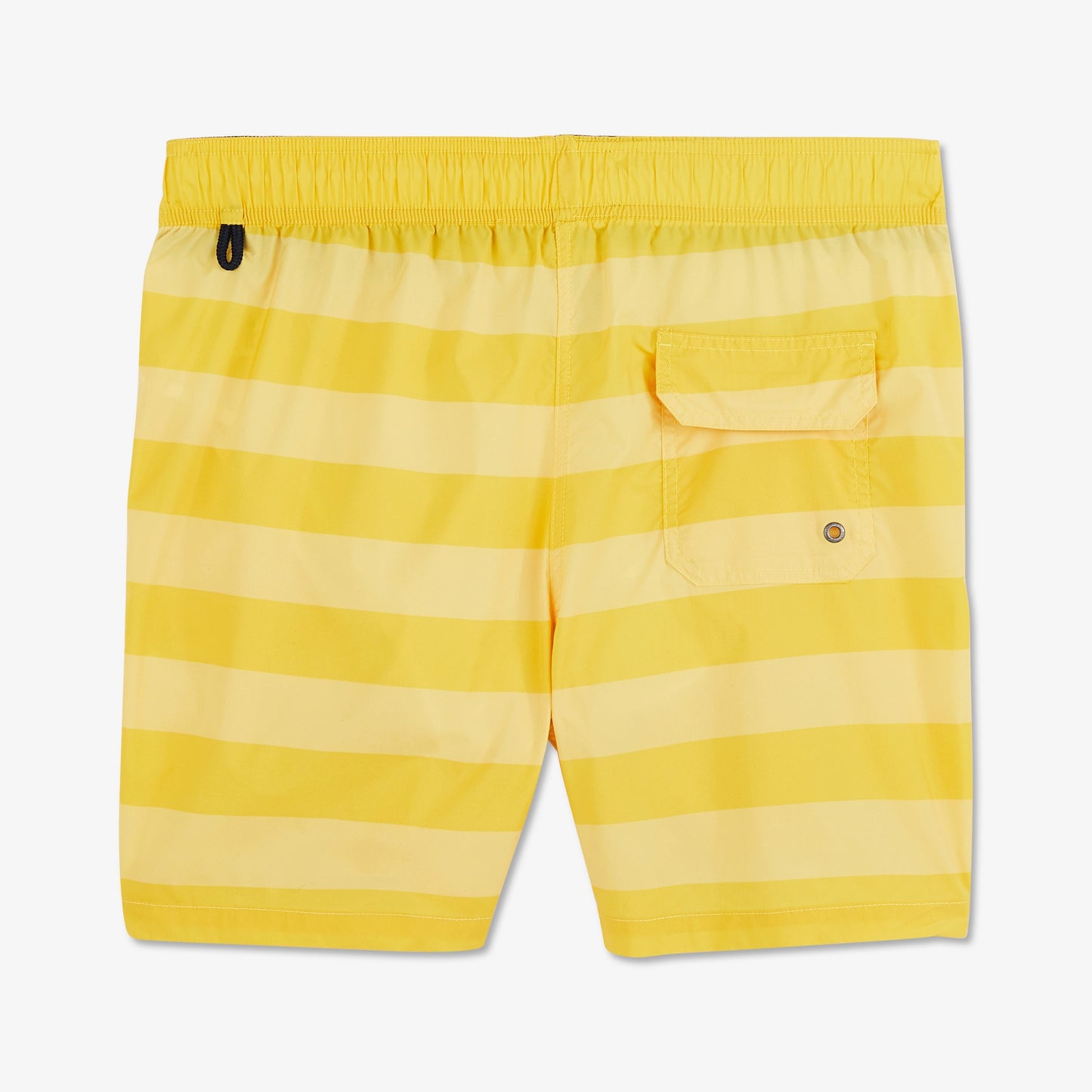 Yellow striped swim shorts