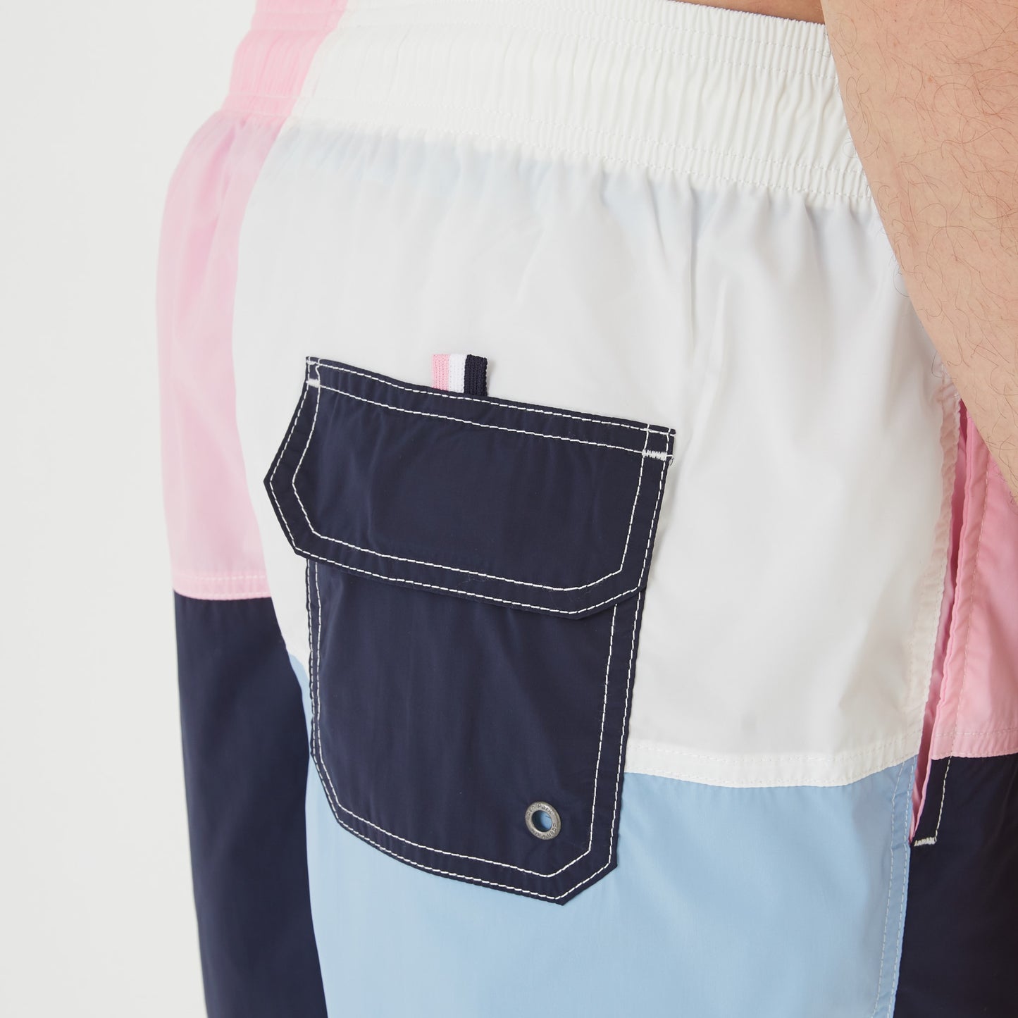 Colour-block swim shorts