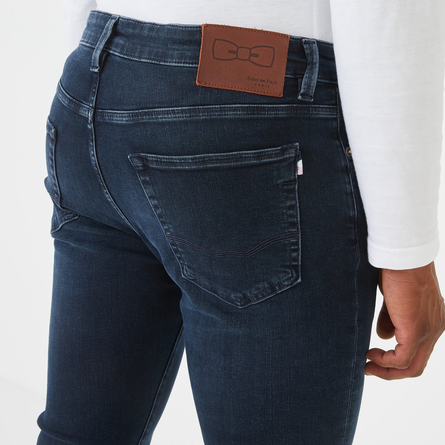Navy blue jeans