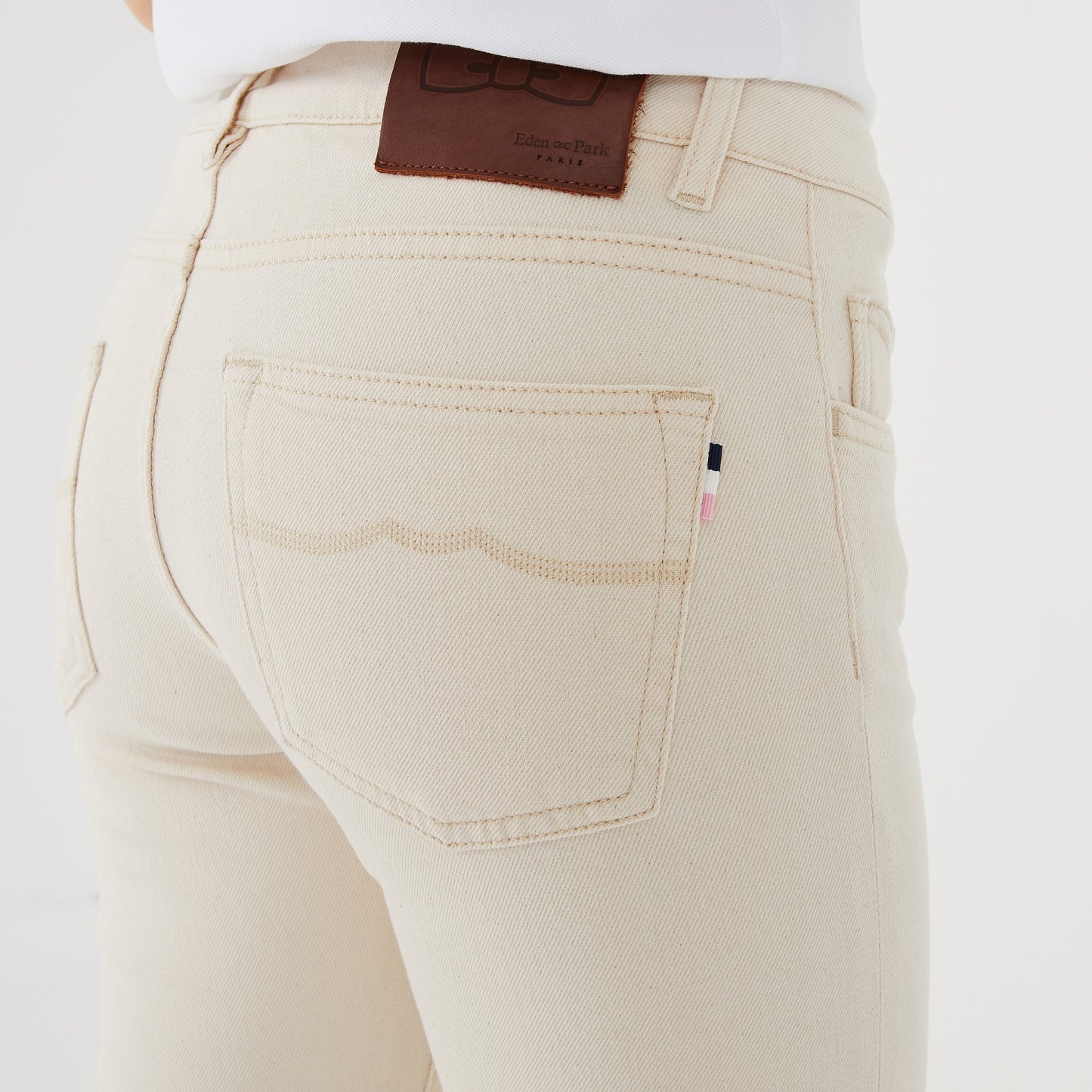 White cotton trousers