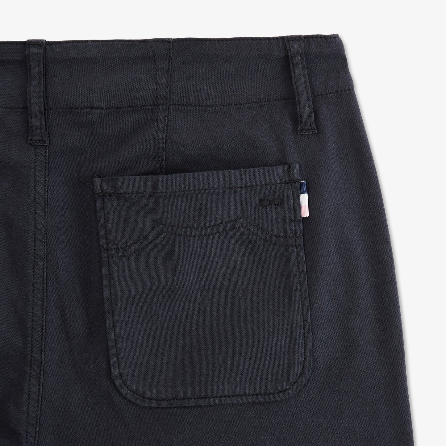 Navy blue cotton trousers