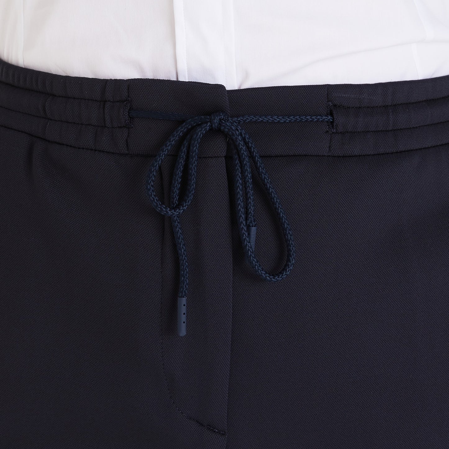 Navy 2-piece suit in polyester