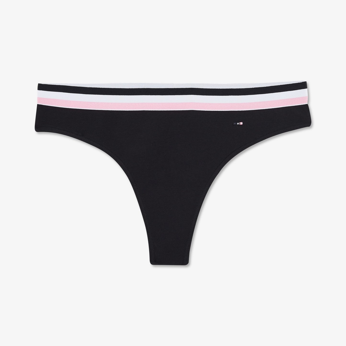 Dark blue thong with contrasting band